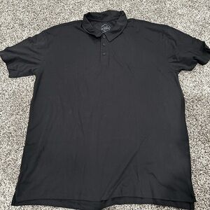 NWOT True Classic Black Short Sleeve Active Polo